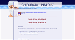 Desktop Screenshot of chirurgia-pistoia.it